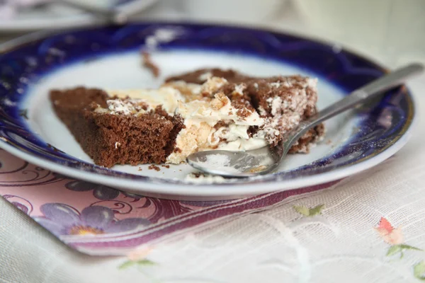 Cake leftovers — Stock Photo, Image