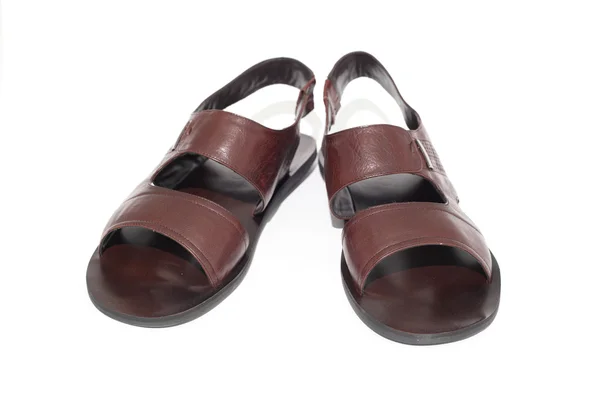Bruin sandalen — Stockfoto