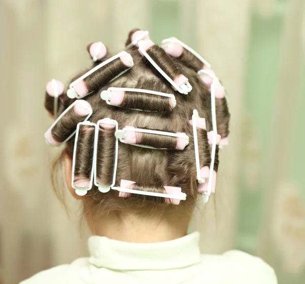 Hair curlers — Stock Photo, Image