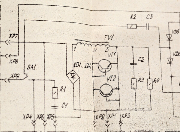 A schematic drawing