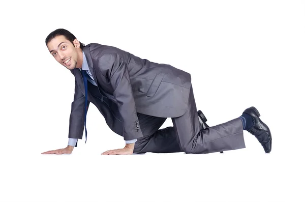 Empresario aislado sobre fondo blanco — Foto de Stock