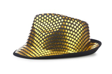 üzerinde beyaz izole parti şapkası