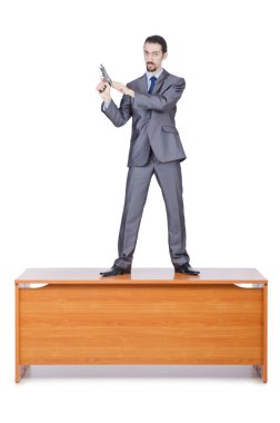 işadamı edici beyaz top