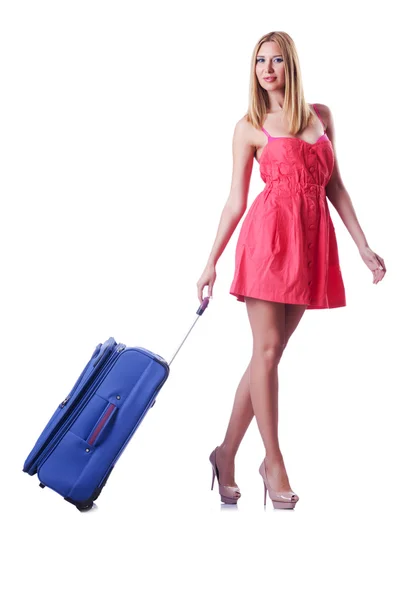 Jonge vrouw in zomer vakantie concept — Stockfoto