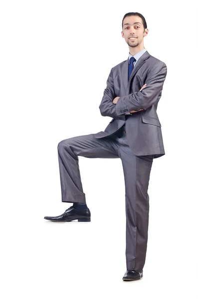 Businessman isolated on the white background — Stock Photo, Image