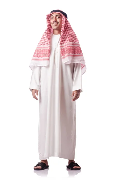 Arab odizolowany na białym — Zdjęcie stockowe
