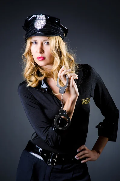 La police des femmes dans le concept — Photo