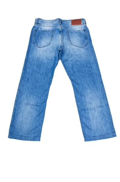 Par jeans isolerat på vita — Stockfoto