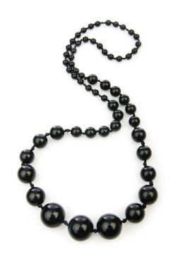 güzel necklase üzerinde beyaz izole