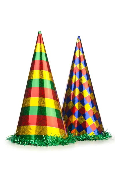 Party hat isolated on the white — Stock Photo, Image