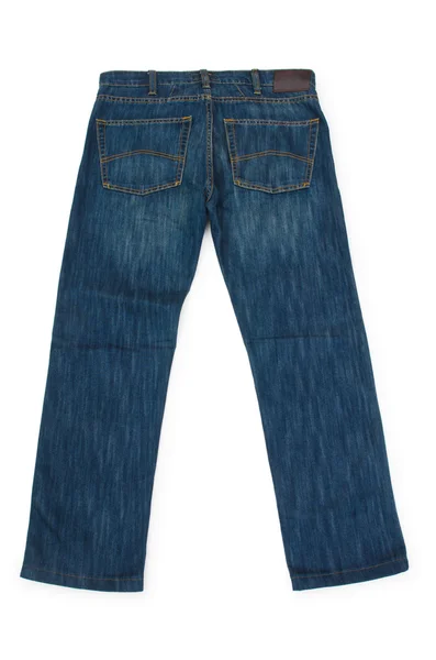 Par jeans isolerat på vita — Stockfoto
