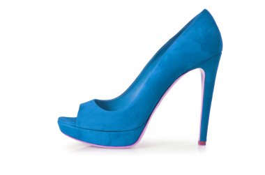 Kadın ayakkabıları beyazda izole edilmiş