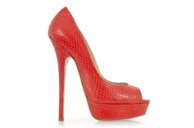 Kadın ayakkabıları beyazda izole edilmiş