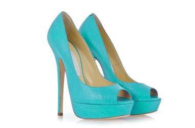 Kadın ayakkabıları beyazda izole edilmiş