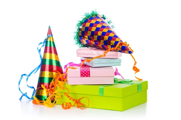Party items on the white — Stock Photo, Image