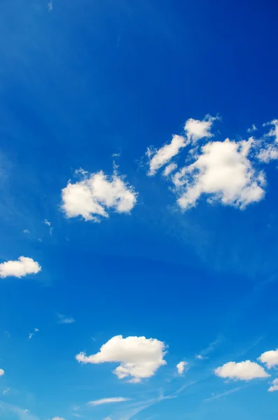 Bright blue sky in summer day — Stock Photo, Image