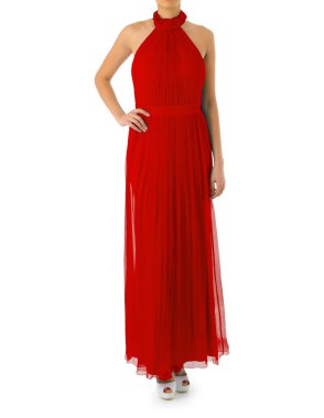 Beyaz modelli moda konsepti