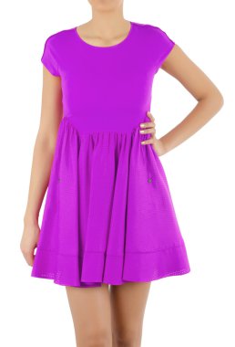 Beyaz modelli moda konsepti