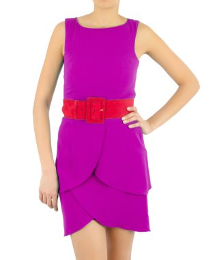 Beyaz modelli moda konsepti