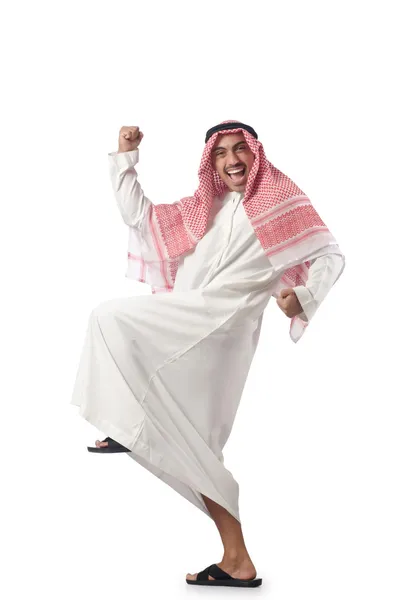 Arab odizolowany na białym — Zdjęcie stockowe