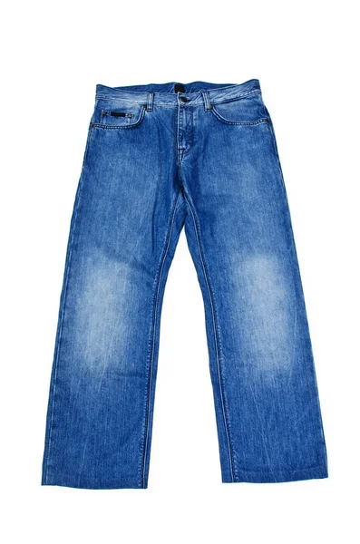 Par jeans isolerat på vita — Stockfoto