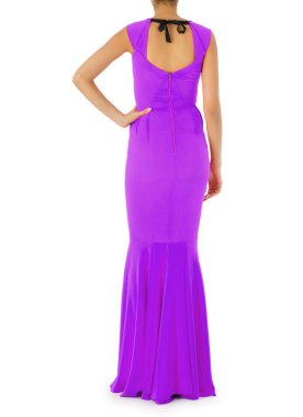 Beyaz modelli moda konsepti