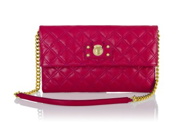 Beyaz tenli zarif kadın çantası.