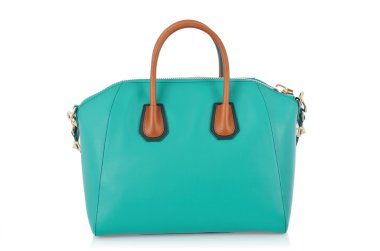 Beyaz tenli zarif kadın çantası.