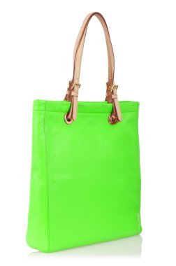 Beyaz tenli zarif kadın çantası.