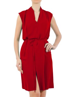 Beyaz modelli moda konsepti