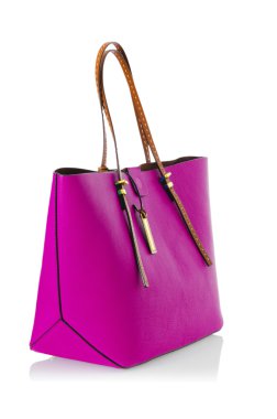 Beyaz tenli zarif kadın çantası.