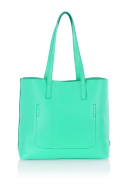 Beyaz tenli zarif kadın çantası.