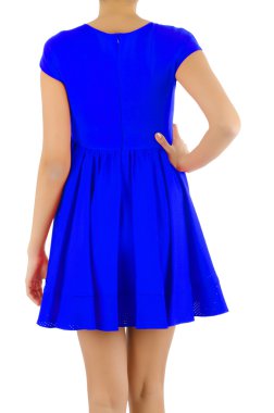 Beyaz modelli moda konsepti