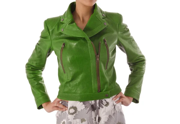 モデル上に分離されてスタイリッシュなジャケット — ストック写真