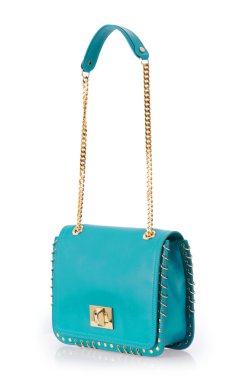 Beyaz tenli zarif kadın çantası.