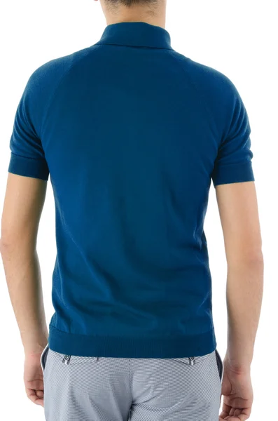 Mannelijke shirt geïsoleerd op wit — Stockfoto