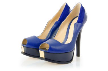 Kadın ayakkabıları beyazda izole edilmiş