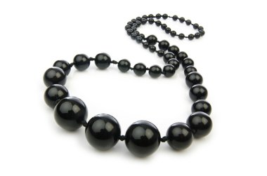 güzel necklase üzerinde beyaz izole