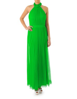 Beyaz modelli moda konsepti