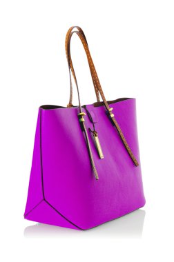 Beyaz tenli zarif kadın çantası.