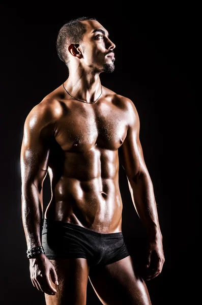 Bodybuilder with muscular body — Stock Photo, Image