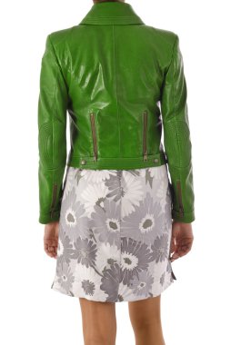 Beyaz modelli moda konsepti