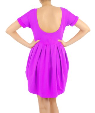 Beyaz modelli moda konsepti