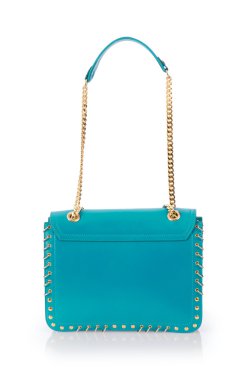 Beyaz tenli zarif kadın çantası.