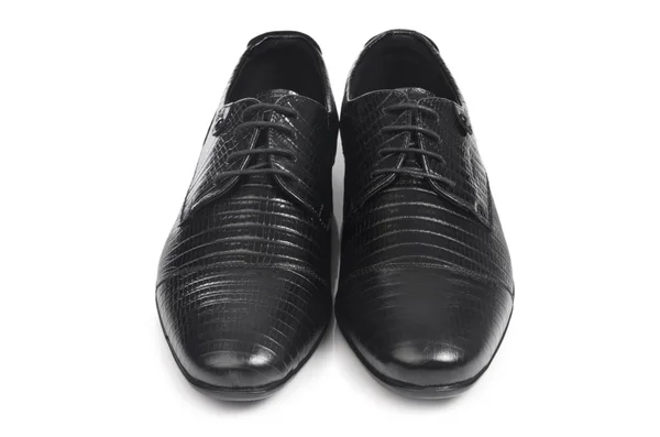 Male shoes isolated on the white — Stock Photo, Image