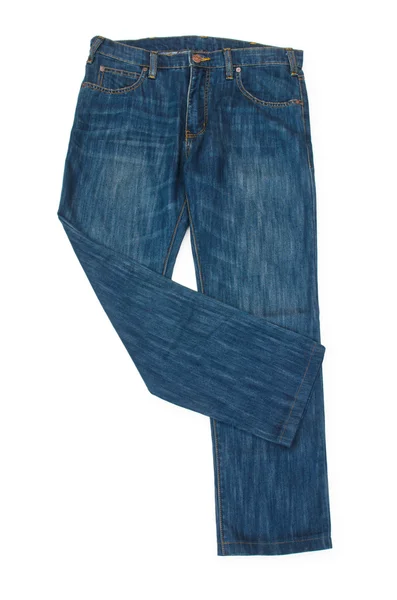 Jeans isoliert auf der weißen — Stockfoto