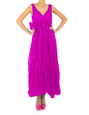 Beyaz modelli moda konsepti