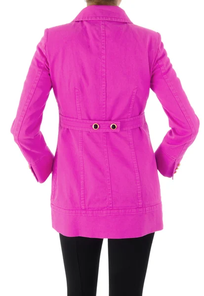 Stylish jacket isolated on model — Stock Photo, Image