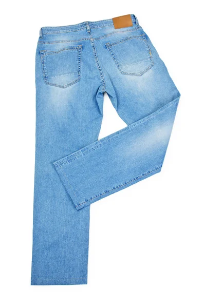 Jeans isoliert auf der weißen — Stockfoto