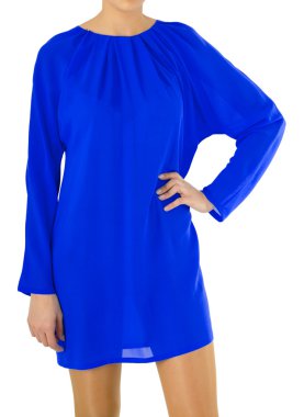 Beyaz modelli moda konsepti